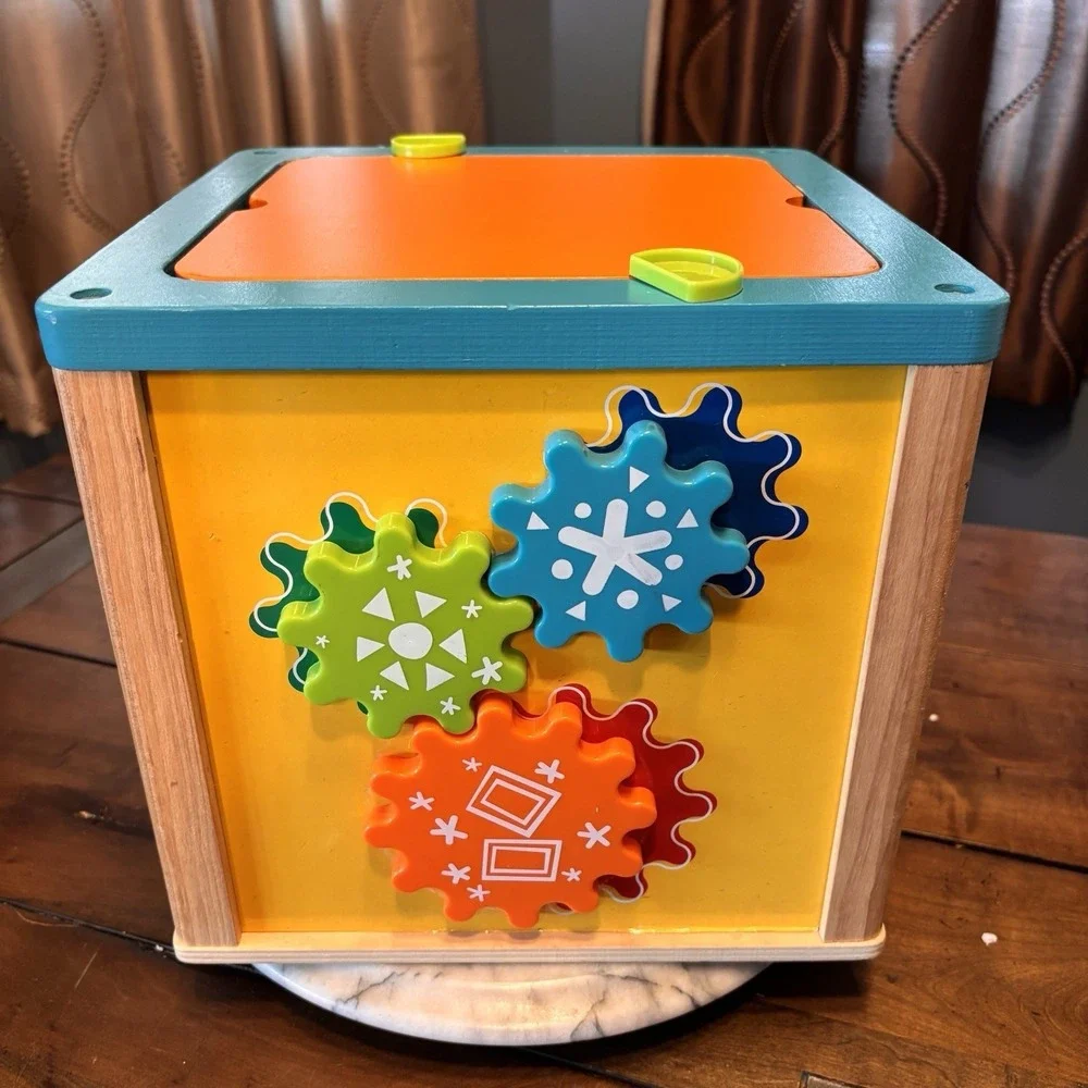 Toys R Us Wooden‎ 5 In 1 Activity Cube 12